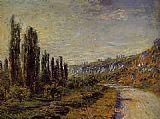 The Road from Vetheuil by Claude Monet